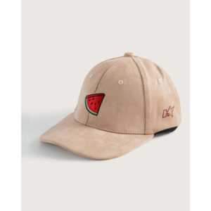 Gorra de 5 Paneles con Estampado de Sandía, Estilo Urbano de Alta Calidad, Visera Curva, Gorra de Tela Sublimada a la Moda - Product Image 1