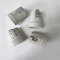 Douille de lampe en céramique E27 Edison, support de lampe en porcelaine