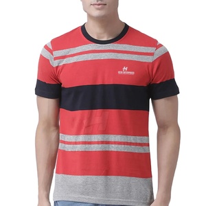 T-shirt décontracté de haute qualité pour hommes Tissu tricoté respirant Conception confortable à col rond Style teint uni unique - Product Image 1