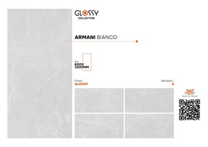 Dalle de porcelaine émaillée polie aspect onyx 600x1200mm finition brillante Bianco Carreaux de haute qualité 24x48 pouces pour usage intérieur - Product Image 2
