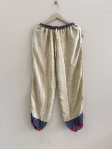 Pantalón Palazzo de Seda y Poliéster para Mujer, Pantalón de Moda Estilo Bohemio Gitano - Product Image 3