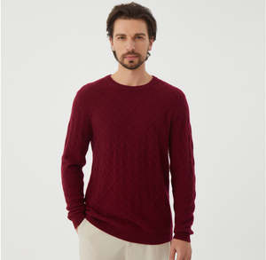 Décoration hommes chandails automne hiver vente en gros sur mesure élégant chaud décontracté mode tricots haute qualité derniers vêtements - Product Image 1