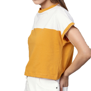 Top corto cómodo para mujer con diseño moderno y elegante, material suave y transpirable, ideal para ropa informal y activa y moda de verano. - Product Image 2
