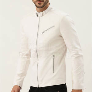 Chaquetas de piel auténtica de búfalo para hombre totalmente personalizadas hechas en Sialkot Pakistán - Product Image 2