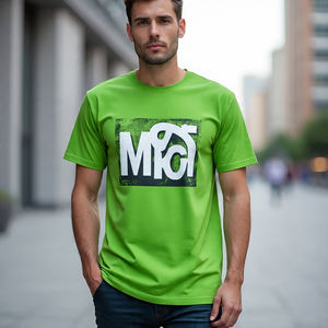 เสื้อยืดผู้ชายคอตั้งระบายอากาศได้พิมพ์ลายสำหรับวิ่งจ๊อกกิ้ง - Product Image 4