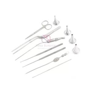 Kit d'instruments chirurgicaux ORL en acier inoxydable, léger, manuel, réutilisable, nouveau design, usage médical, vente en gros - Product Image 1