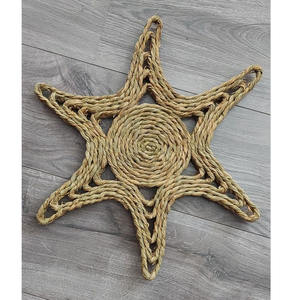 Vente chaude Nouveau Écologique Naturel Jacinthe D'eau Bohème Chargeur Plaques Personnaliser Tailles Variété Couleurs À La Main Bambou - Product Image 5