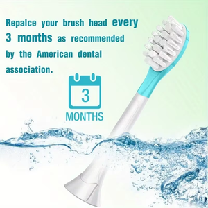 Spiral Bristle Triple Clean <b>Round</b> Toothbrush Head Refills Generic for Oral Bs Electric <b>Brush</b> Heads Wholesale OEM Factory - Product Image 3