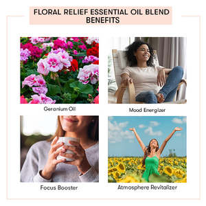 Mezcla de Aceites Esenciales Puros con Relieve Floral, Prensados en Frío, Lavanda, Sándalo y Vainilla para Nutrir e Hidratar el Cuerpo - Product Image 4