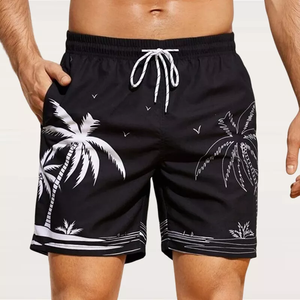 Short de plage d'été pour hommes Maillot de bain Board Shorts de plage avec poches Short de bain tendance - Product Image 3