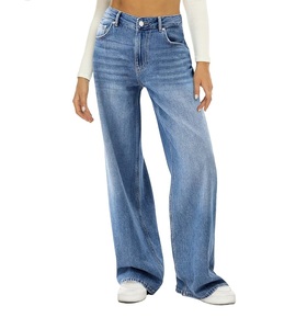 Pantalon en jean personnalisé pour hommes mode décontractée séchage rapide confortable vêtements de rue délavés à l'acide pantalon en jean à la mode vente en gros - Product Image 5