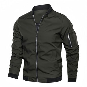 2025 ropa de hombre personalizada de alta calidad Otoño Invierno chaqueta de hombre a prueba de viento otoño manga larga Casual de talla grande chaquetas de hombre - Product Image 1