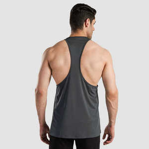 เสื้อกล้ามผู้ชายแขนกุดผ้าฝ้ายฟิตเนสสีทึบเสื้อกล้ามแฟชั่น2025สำหรับฤดูร้อน - Product Image 5