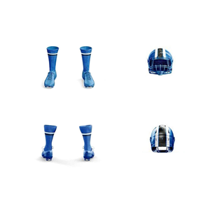 Uniformes professionnels personnalisés de football américain, ensemble complet, maille, maillot, pantalon, fournisseur de vêtements d'équipe cousus - Product Image 6