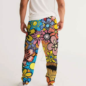 Wholesale Baggy Jogger For Men With Unique Sublimation Print Durable Material Adjustable Waistband Ideal For Street Style - Product Image 4