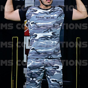 Qualité supérieure Vente en ligne pour hommes Ensemble d'été à prix réduit Vente à chaud Ensemble d'été fitness pour salle de sport - Product Image 4
