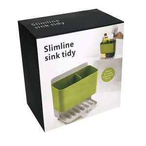 Organizzatore ordinato lavandino multicolore sottile per la soluzione di stoccaggio di spazi di cucina compatta per piccole cucine - Product Image 5