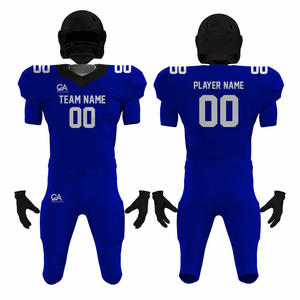 Uniforme de maillot de football américain pour hommes sur mesure 2025 uniforme de football américain pas cher personnalisé uniforme de football américain pour femmes - Product Image 1