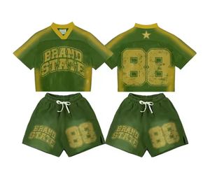 2025เสื้ออเมริกันฟุตบอลผ้าโพลีเอสเตอร์ปัก100% สีแดงและสีขาว - Product Image 2