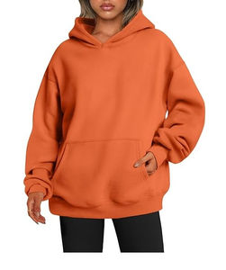 Vente en gros à bas prix de haute qualité surdimensionné chute épaule manches femmes automne épais sweat à capuche sweats à capuche - Product Image 3