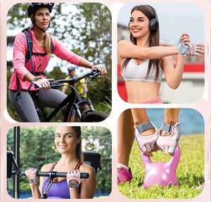 Guantes Deportivos Unisex de Alta Calidad, Personalizables, Transpirables, de Cuero, para Gimnasio, Levantamiento de Pesas, Ciclismo, con Agarre Ajustable, para Mujer, Nuevos - Product Image 4