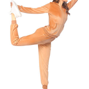 Conjunto de chándales ligeros de calidad superior para mujer a la venta 2025 recién llegado cremallera completa Lisa transpirable conjuntos de Jogger para mujer - Product Image 4