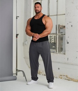 เสื้อกล้ามผ้ายืดสำหรับผู้ชาย, เสื้อกล้ามแขนกุดสีพื้นแห้งเร็วสำหรับฝึกซ้อมฟิตเนสวิ่งลำลองฤดูร้อน - Product Image 5