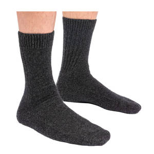 Votre propre logo chaussettes chaussettes à la mode fabriquées en usine nouveau Design longues chaussettes en laine biologique hommes en gros personnalisé - Product Image 6