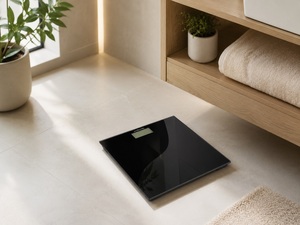 Bilancia Digitale da Bagno Haeger 180kg Nera con Display LCD (BS-DIG.010A) - Product Image 2