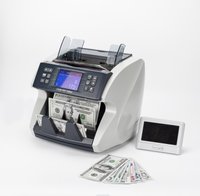 Machine de comptage d'argent comptant une poche triant les billets de banque USD, EURO YS-07C comptage d'argent