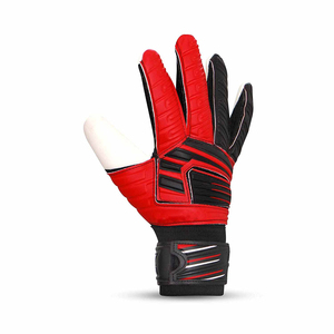 Gants de gardien de but en cuir respirant antidérapant de qualité professionnelle bon marché fabriqués sur mesure pour le football - Product Image 3
