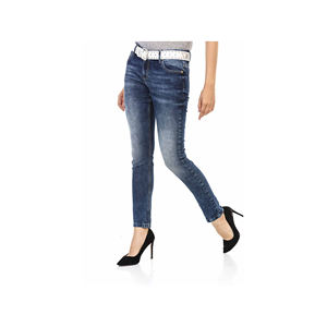 Precio al por mayor pantalón personalizado verano Denim Jeans Skinny Femme Stretch Jeans desgastados Mujeres Jeans para las mujeres - Product Image 1