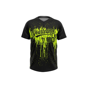 2025 nuevo estilo colores béisbol Jersey su mejor opción ropa deportiva béisbol Jersey media manga - Product Image 2