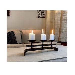 Portavelas modernos minimalistas de metal para velas de té, velas cónicas y velas de columna, ideales para la decoración del hogar, la oficina y el dormitorio. - Product Image 4