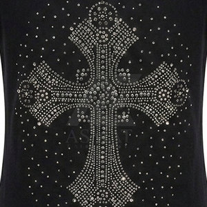 Women Rhinestone <strong>T</strong> <strong>Shirt</strong> <strong>Sparkly</strong> Crystal Graphic Short Sleeve Casual Summer Wear Rhinestone <strong>T</strong> <strong>Shirt</strong> - Product Image 4