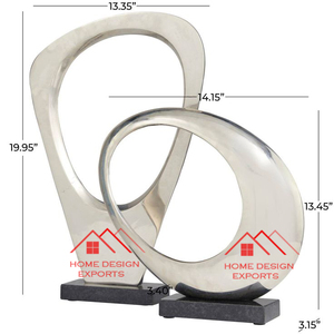 ตกแต่งโต๊ะด้านบนหินอ่อนประติมากรรมสําหรับโต๊ะทํางานตกแต่งทรงกลมหินแกรนิตประติมากรรมหินอ่อนธรรมชาติ - Product Image 5