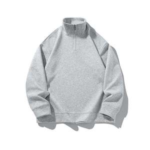 Sudadera con Cierre de Cremallera de 1/4 para Hombre, con Logotipo Bordado, de Algodón, para Sublimación, Sudadera con Cremallera Corta - Product Image 1
