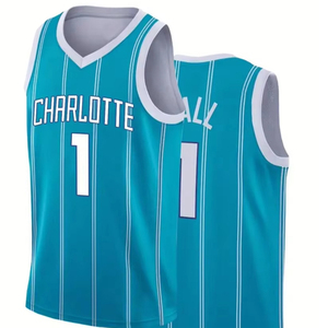 Maillot de basket-ball réversible pour hommes, léger, respirant, en maille extensible dans quatre directions, séchage rapide - Product Image 1