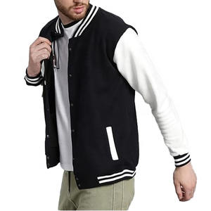 2025 New Wholesale Custom Streetwear Wholesale Custom <b>Denim</b> <b>Jackets</b> Letterman Plus Size Winter Men's Varsity snow <b>jacket</b> - Product Image 4