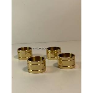 Anillo de Servilleta de Metal Color Dorado de Diseño Exclusivo para Decoración de Mesa de Comedor, Aspecto Admirable de la India al Mejor Precio - Product Image 3