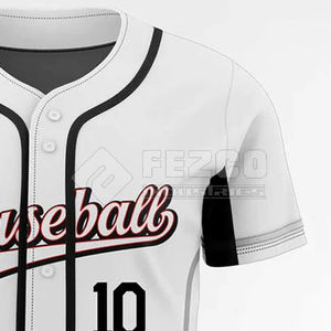 Precio al por mayor logotipo personalizado barato hombres en blanco Jersey de béisbol de diseño personalizado y logotipo Jersey de béisbol - Product Image 6