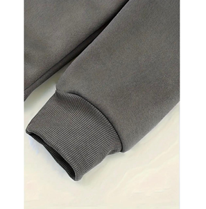 Fabricant personnalisé de haute qualité pulls à capuche pour hommes hiver vêtements de style de rue à la mode sweat-shirt décontracté à motifs solides - Product Image 4