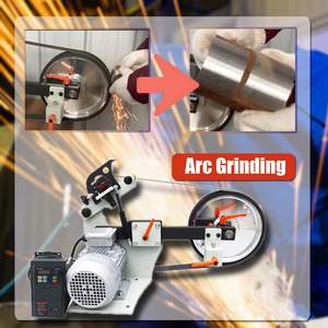 Lijadora de Banda Eléctrica 2x72 con 3 Ruedas de Pulir, Velocidad Variable, Lijadora de Banda para Metal de Banco, Afilador de Cuchillos Multiángulo, Máquina Pulidora - Product Image 3