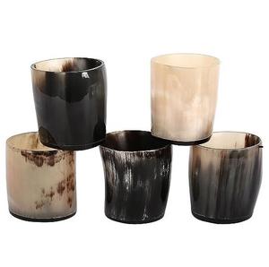 Coupe Viking en corne naturelle Cadeau nordique parfait pour homme - Product Image 2