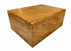 Urne funéraire en bois clair écologique Mémorial élégant pour les cendres humaines ou d'animaux domestiques Urne funéraire de luxe pour adultes - Product Image 6