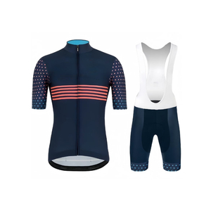 Diseño bonito Cómodo Secado rápido Hombres Ciclismo Uniforme Compresión ligera Manga corta Top Ropa de ciclismo para hombres - Product Image 4
