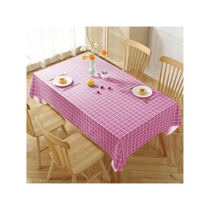 Recyclable 100% Cotton Embroidered Round Grey <b>Table</b> <b>Cloth</b> 60x90 Inches Machine Washable Quick Dry Perfect For Cozy Gatherings - Product Image 6