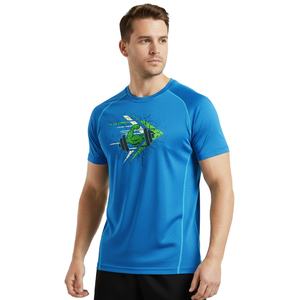 T-shirts pour hommes à col rond, look design, coton, décontractés, manches courtes, tissu doux au toucher, OEM ODM, approvisionnement premium - Product Image 5