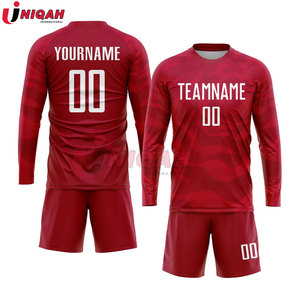 ชุดฟุตบอลออกแบบได้เองเสื้อฟุตบอลเปล่าและชุดฟุตซอลชุดพิมพ์หมายเลขชื่อทีมที่กำหนดเอง - Product Image 4