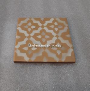 ชุดถาดรองจานฝังกระดูกสีเบจสุดหรูแผ่นรองจานทรงสี่เหลี่ยมสำหรับรับประทานอาหารและแผ่นรองสำหรับตกแต่งคริสต์มาสขายดี - Product Image 2